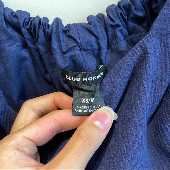 Club Monaco Indigo Top - Picture 6 of 9